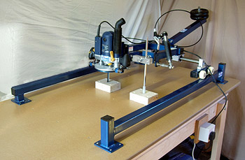 Router duplicator copy carver machine